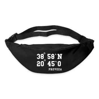 Preveza Coordinates Greece Holiday Idea - Bum bag - black - Front