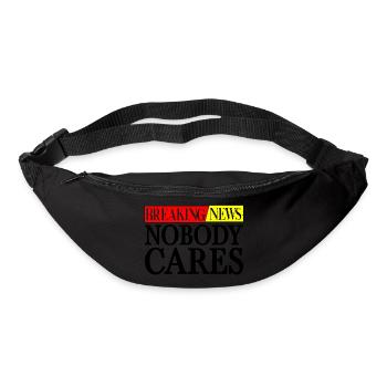Breaking News, Nobody Cares 26 - Gürteltasche - Schwarz - Vorne