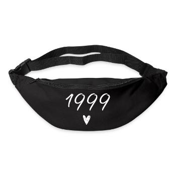 1999 Herzgeburtstag - Gürteltasche - Schwarz - Vorne
