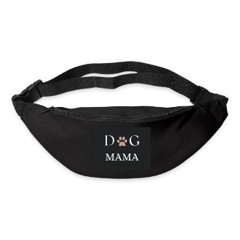 Dog Mama with Dog Paw image - Bum bag - black - Front