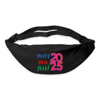 Bonne Année 2025 - Sac banane - noir - Devant