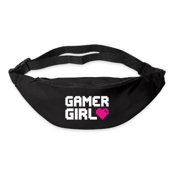 Gamer Girl Video Games Gaming - Bum bag - black - Front