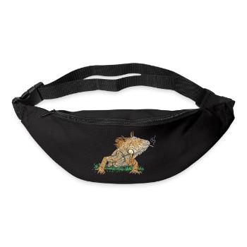 Iguana // Illustration - Bum bag - black - Front