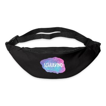 Schulkind Watercolor - Gürteltasche - Schwarz - Vorne