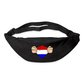 Holland flag design used - Bum bag - black - Front