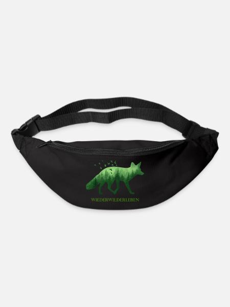 Renard - WiederWilderLeben - Sac banane - noir