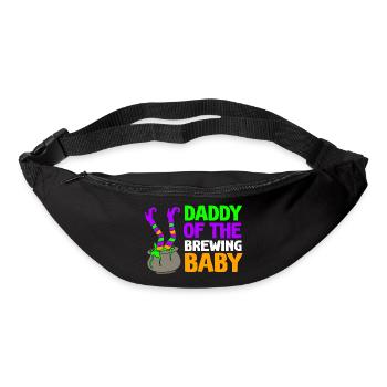 Sexe Révélation Halloween Papa en devenir - Sac banane - noir - Devant