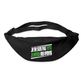 I'm not stubborn - Bum bag - black - Front