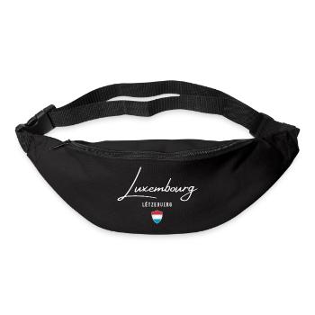 Made in Luxembourg, Luxemburger Stolz - Gürteltasche - Schwarz - Vorne