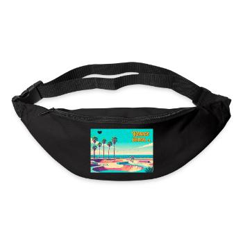 Venice Beach Retro Skater - Gürteltasche - Schwarz - Vorne