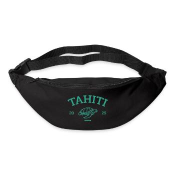 Tahiti - Tortue - Polynésie française - Schildkröte - Sac banane - noir - Devant