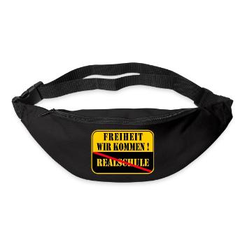 Realschule Geschafft 2026 - Gürteltasche - Schwarz - Vorne