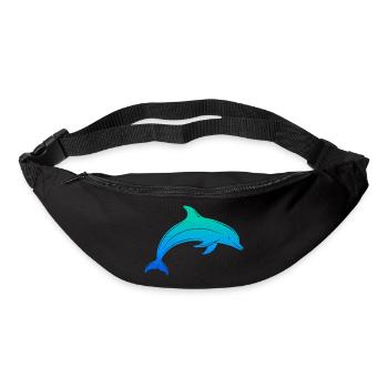 Dolphin Dolphin Boys Men Children Bottlenose dolphin - Bum bag - black - Front