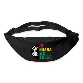 In Ghana we trust - Gürteltasche - Schwarz - Vorne