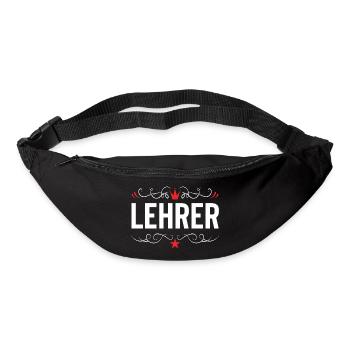 Lehrer Beruf - Gürteltasche - Schwarz - Vorne