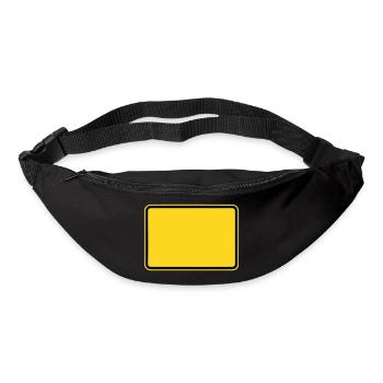 Town sign - Your city - your city - Bum bag - black - Front