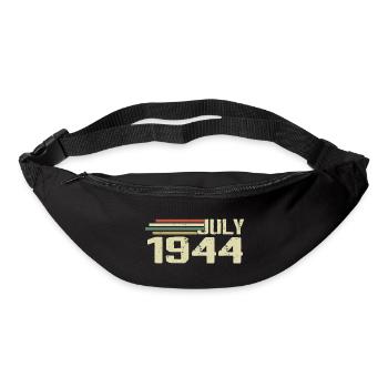 Geburtstag Juli 1944 Jahr 1944 Juli Jahrgang 1944 - Gürteltasche - Schwarz - Vorne