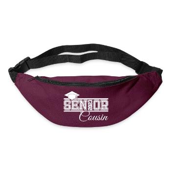 Senior 2023 Cousin Fier Cousin de Diplômé - Sac banane - bordeaux  - Devant