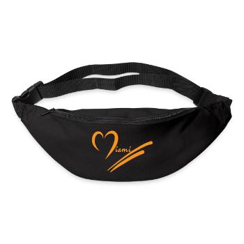 Miami Design - Orange - Gürteltasche - Schwarz - Vorne