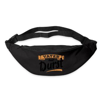 Vater hat Durst - Vatertag - Trinken - Männertag - Gürteltasche - Schwarz - Vorne