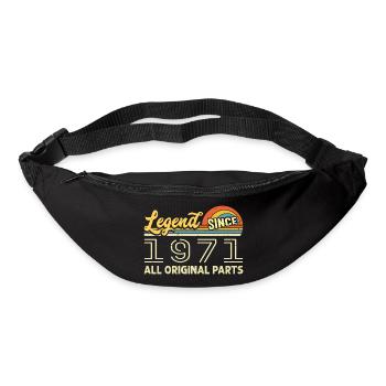 Légendaire depuis 1971 Anniversaire 1971 Né en 1971 - Sac banane - noir - Devant