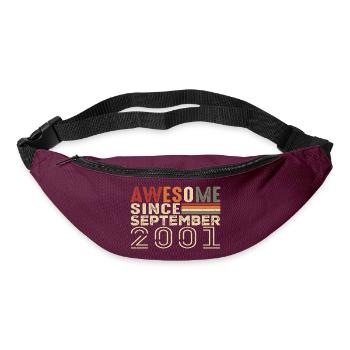September 2001, birthday present September 2001 - Bum bag - burgundy - Front