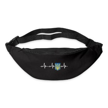 UKRAINE Flag - Bum bag - black - Front
