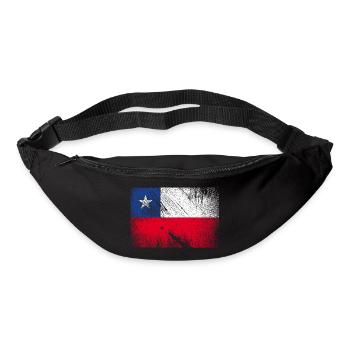 Chile Flag - Vintage Grunge - Bum bag - black - Front