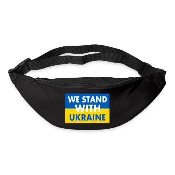 We stand with ukraine - Bum bag - black - Front