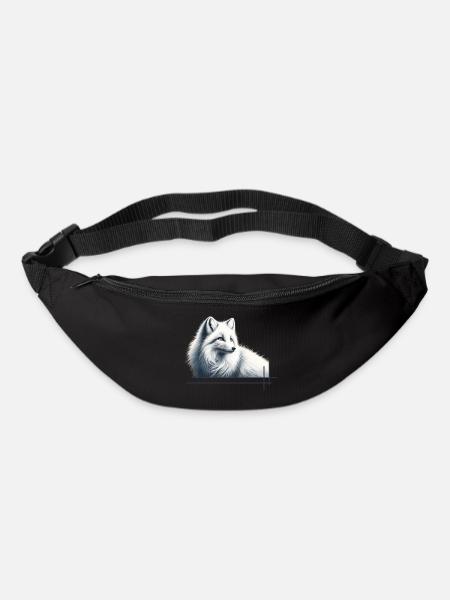 Fox in winter elegance - Bum bag - black