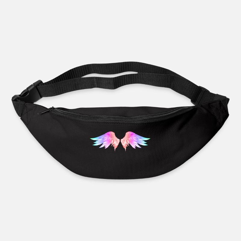 Engelsflügel - Gürteltasche - Schwarz