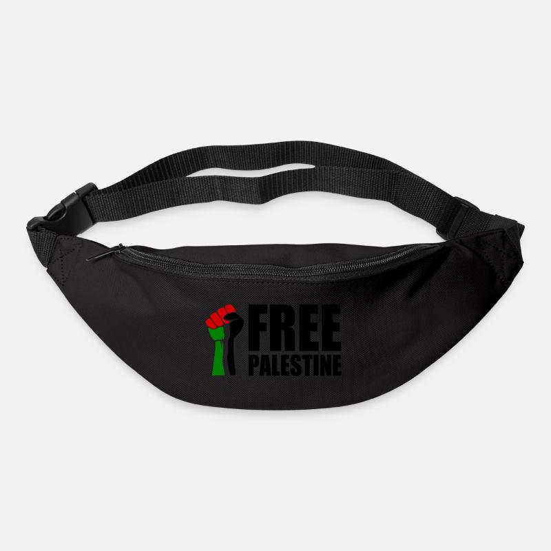 Free palestine - Bum bag - black