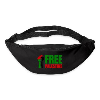 Free palestine - Gürteltasche - Schwarz - Vorne