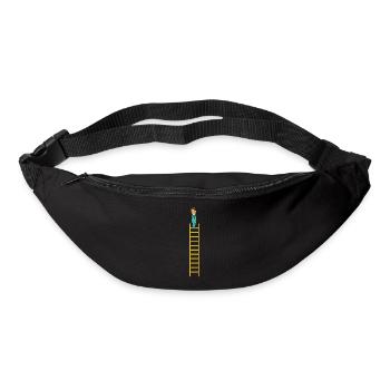 climbing ladder climbing ladder cycling mountain s - Bum bag - black - Front
