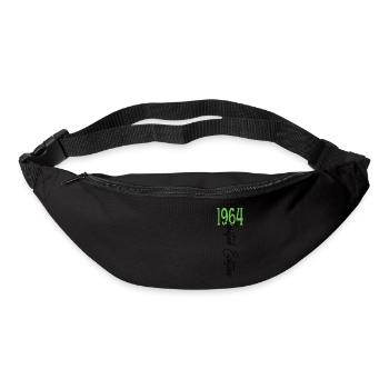 1964 Vintage anniversaire drôles dictons - Sac banane - noir - Devant