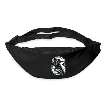 Skateboard Skater Design pour les garçons de 8 ans - Sac banane - noir - Devant