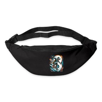 Skateboard Skater Design pour les garçons de 8 ans - Sac banane - noir - Devant