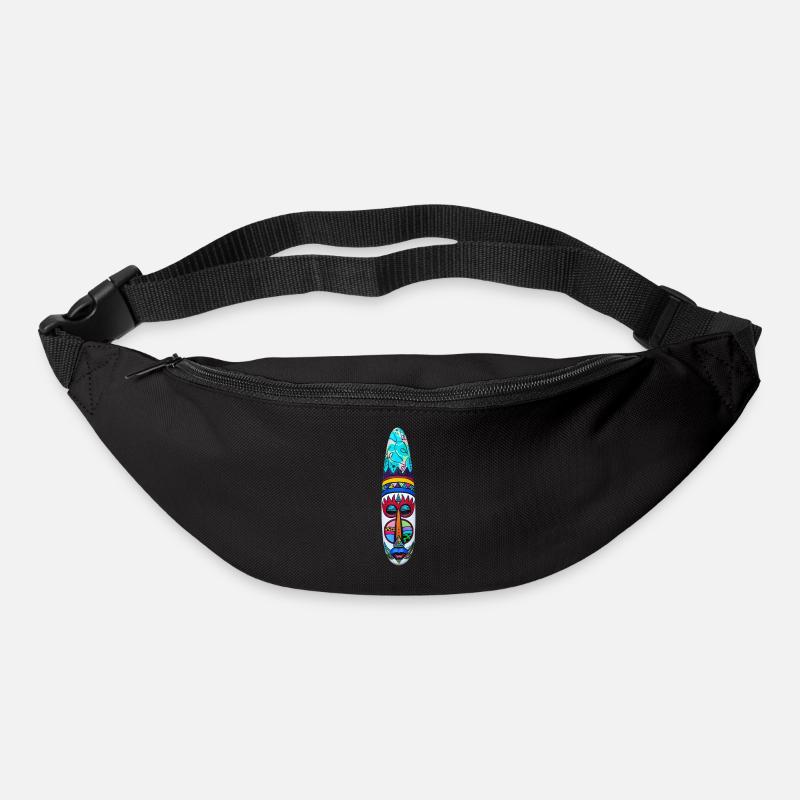 Esoteric pop mystical mask - Bum bag - black