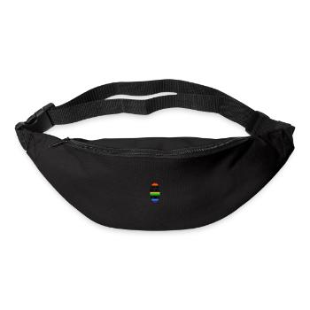 kill the bad vibes not animals - Bum bag - black - Front