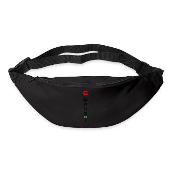 Moto Biker biker cadeau cadeau idée - Sac banane - noir - Devant