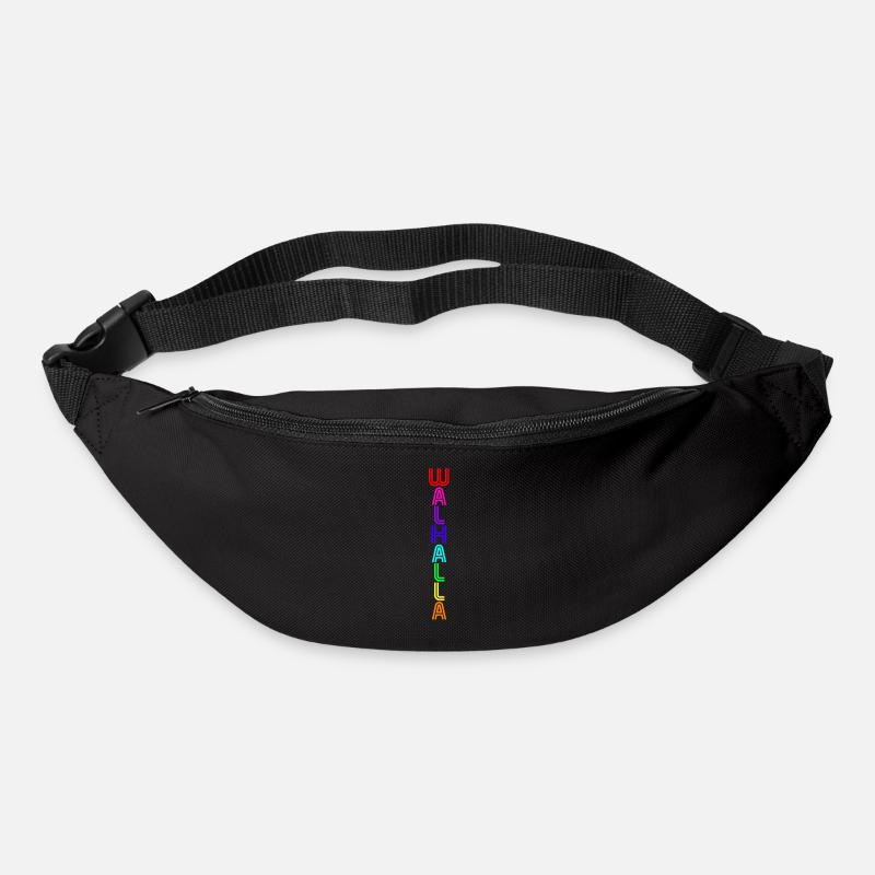 Wallhalla -néon- - Sac banane - noir