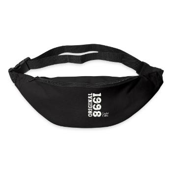 Né 1998 25ème anniversaire Cadeau homme / femme - Sac banane - noir - Devant