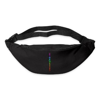 Crop circle - multidimensional human development - Bum bag - black - Front