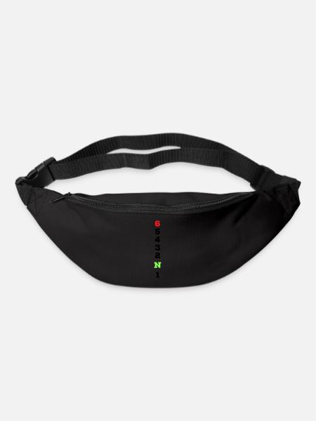 Gangschaltung Geschenk Motorrad Bike Biker Motor - Gürteltasche - Schwarz