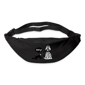 Verheiratet - help - Gürteltasche - Schwarz - Vorne