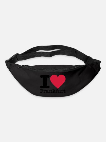 i_love_frankfurt_1 - Bum bag - black