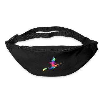 Colorful witch - Bum bag - black - Front