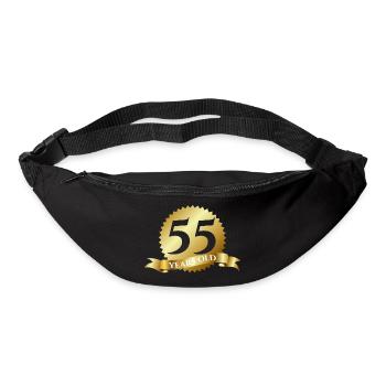 55. Birthday: 55 Years Old - Bum bag - black - Front