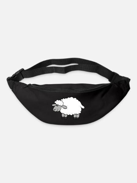 mouton - Sac banane - noir