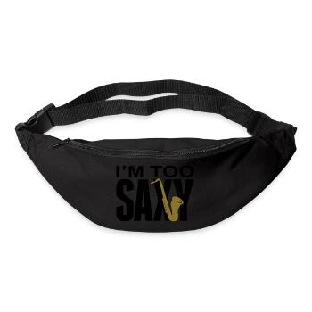 I'm too Saxy - Bum bag - black - Front